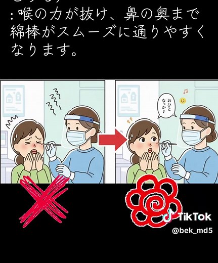 インフルエンザの検査を楽にするコツ