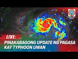 LIVE: PAGASA gives latest update on Typhoon #UwanPH as of 5:00 PM | November 8