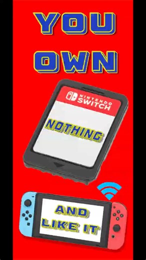 You Can't Play Switch 1 Games W/O Updating - Requires DRM Software Update #drm #nintendoswitch