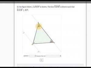 Delta Math: Sum of Triangle Angles Proof (Guided)