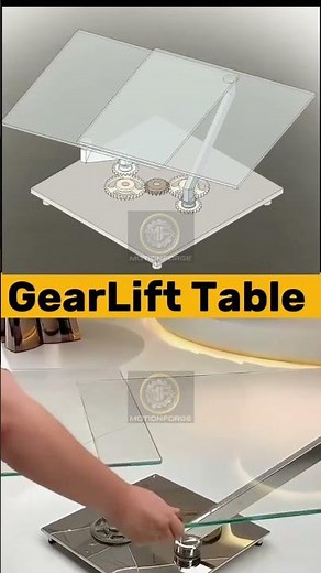 Gear Lift Table Mechanical Design#Engineering #Mechanical #HowItWorks #TechEducation #mechanics