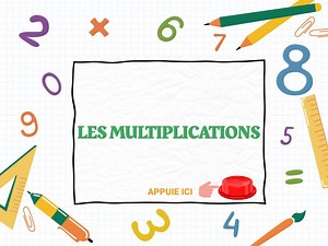 LES MULTIPLICATIONS : la table de 8
