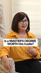 A master’s degree can open doors, but it’s not the only path to success. The question is: is it the right path for you? 🚪✨ #fyp #AskTinaSioson #careeradvice #growthmindset #careergrowth #careersuccess #mastersdegree #masters #corporate | Ask Tina Sioson