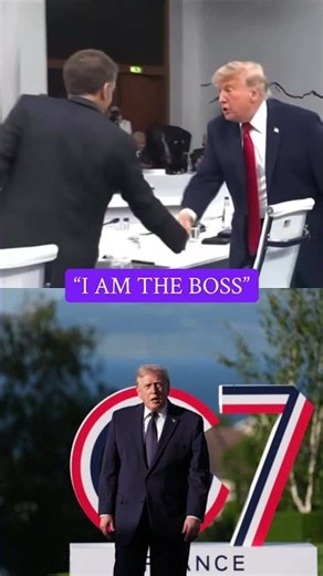 G7 | Donald Trump's "I AM THE BOSS" Comment Goes VIRAL #shorts