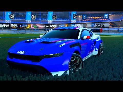 The *NEW* Ford Mustang GTD Drives REALLY WELL In Rocket League!! - Rocket League Gameplay