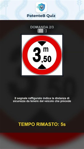 🚗 Riesci a fare 3/3? | Quiz Patente B