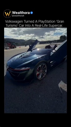 Volkswagen Turned a PlayStation Gran Turismo Car Into a Real Supercar.