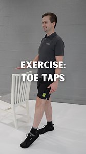 Toe taps are a great exercise for helping to improve your balance Ollie is here to show you 4 different progressions of the exercise and help you choose the right level for you! . . . . . . . . . . #hipexercise #hippain #backpain #physiotips #physiotherapy #exercise #physio #exerciseroutine #seniorexercise #arthritisexercise #arthritis #healthyageing #rehab #exercisetips #strengthtraining #falls #fallsprevention #balanceexercise #balanceexercisesathome #balanceexercises | Be Mobile Physiotherapy