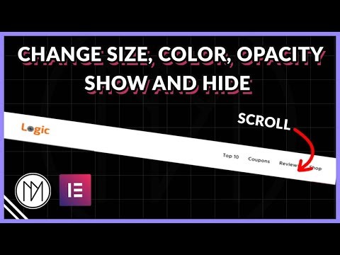 Make Header Smaller (and more) on Scroll - Elementor Free & GSAP Tutorial
