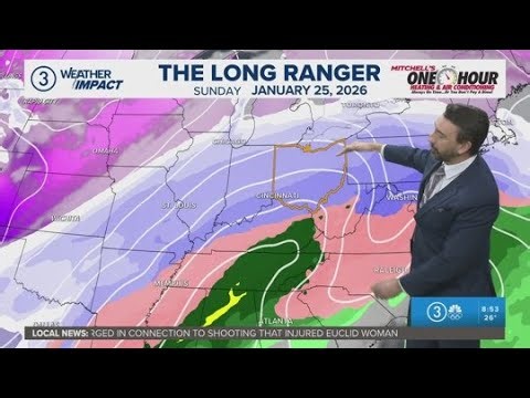 Winter Storm Watch issued for heavy snow: Cleveland weather forecast for Jan. 22, 2026