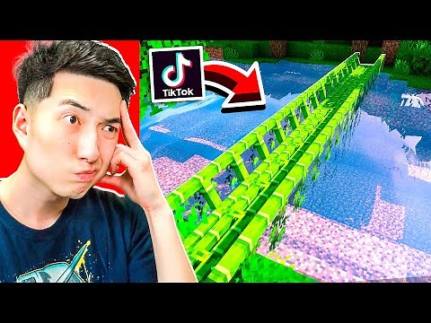 TESTING 7 TIKTOK MINECRAFT HACKS TO SEE IF THEY WORK!