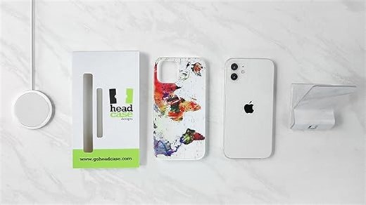 Head Case Designs Polka Kawaii Walfisch Harte Rueckseiten Handyhülle Hülle Huelle kompatibel mit Apple iPhone 12 Mini