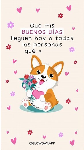 Mensaje para todos los que quiero 🌼🌸 Feliz jueves, buenos días #FelizJueves #BuenosDias GLOWDAY APP
