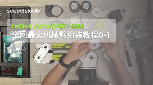 手把手带你组装全网最火最开源的reBot Arm B601-DM机械臂