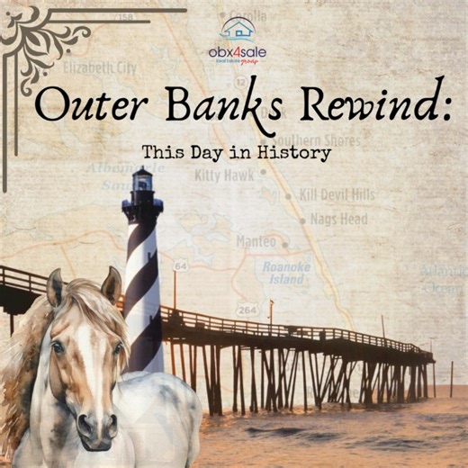 𝐎𝐮𝐭𝐞𝐫 𝐁𝐚𝐧𝐤𝐬 𝐑𝐞𝐰𝐢𝐧𝐝: 𝐍𝐨𝐯𝐞𝐦𝐛𝐞𝐫 𝟑𝟎, 𝟐𝟎𝟎𝟔 Sometimes, the tide brings more than waves—whispers of unexpected treasures and a community drawn together along the sand. #outerbanksnc #CoastalLiving #NorthCarolina #history #historyfacts #historymatters #OnThisDay #OBX4SALE | OBX 4 SALE