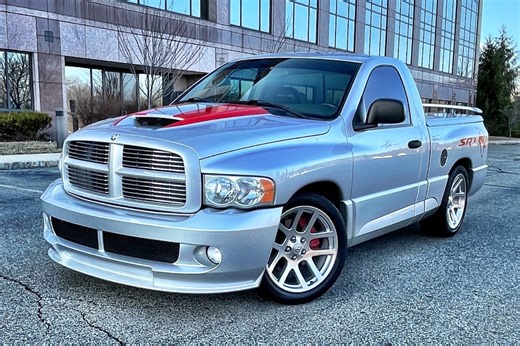 No Reserve: 9k-Mile Supercharged 2005 Dodge Ram SRT-10 6-Speed