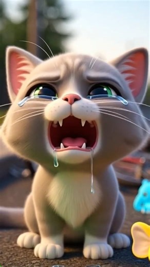 This Cute Cat Lost ALL His Elephant Toys 😭🐘| #KidsShorts #TrendingShorts #CuteAnimals #HeartTouching