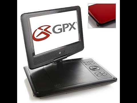 GPX 9" Portable DVD Player with Swivel Screen