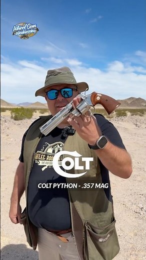 Best Trailgun? Colt Python .357 Magnum Revolver #wheelgunwednesday #revolver #coltpython #hunting