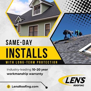 20 reactions | DYK: At Len's Roofing most of our roof installations...
