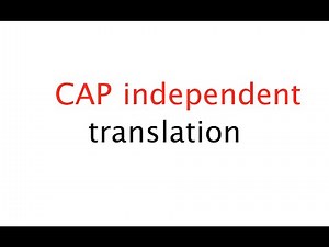 Cap Independent translation (#52)