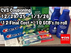 CVS Couponing 101 - How To Coupon at CVS for beginners 12/29/25