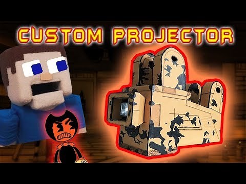 Bendy and the Ink Machine Custom PROJECTOR?! Diy Costume Chapter 4 BATIM toy plush