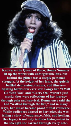She Sang Through the Fire: Donna Summer’s Hidden Battle Behind the Spotlight