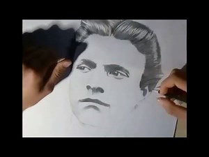 Speed Drawing - Vasil Levski -- Бързокадърна скица на Васил Левски