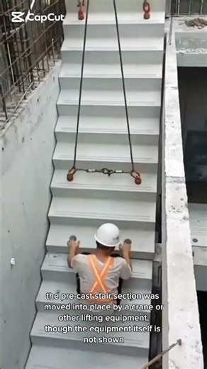 skillfully performing Installing concrete stairs frame work