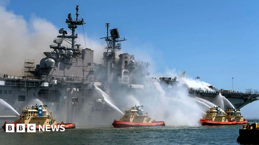 Navy report blames crew for devastating fire on the Bonhomme Richard