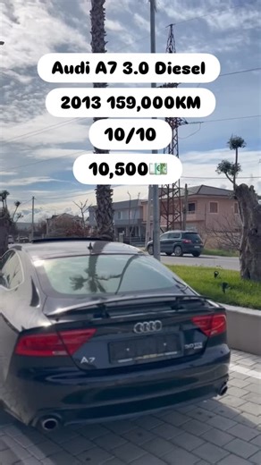 AutoTrust Albania on Instagram: "↙️Ne shitje 🚗 SHITET – AUDI A7 Gjendja 10/10 Audi A7, viti 2013, motorr 3.0 Diesel, me 159,000 km origjinale. Makina është në gjendje shumë të mirë, me të drejtë kontrolli, e gatshme për çdo provë. ⚙️ OPSIONET: • Navigim origjinal MMI • Kamerë mbrapa • Sensor parkimi para • Sensor parkimi mbrapa • Klimë automatike dy-zonale • Timon multifunksional • Cruise Control • Sedilje lëkure • Fenerë Xenon / LED • Keyless entry & start • Audio sistem premium • Bluetooth • 