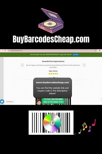 BUY UPC CODES FOR YOUR MUSIC #musicproducer #upc #shorts