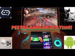 AYN Thor test running PS3 era game on gamehub