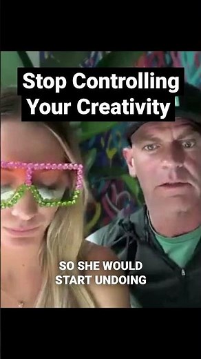 Stop controlling your creativity
