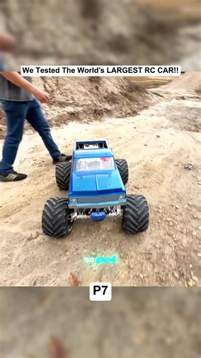 We Tested The World's LARGEST RC CAR!! #WorldsLargestRCCar #RCCar #ExtremeRC #GiantRCCar #RCTesting