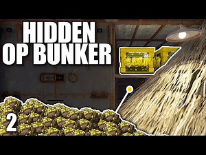 I BUILT AN OP HIDDEN ARMORED BUNKER BASE | Solo Rust