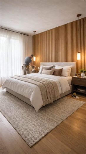 Bedroom Transformation | POV: You hired the right ream #shorts #satisfying #transition #bedroom