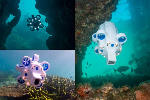 Hydrus Micro-Autonomous Underwater Drone Has Built-in 4K Camera for Exploring Shipwrecks