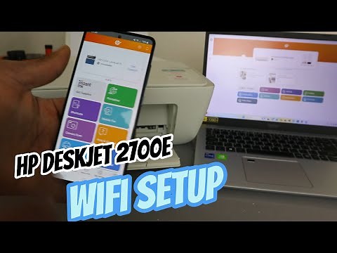 How to Connect HP Deskjet Printer To WIFI With Computer Laptop and Phone!!