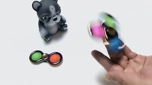 Watch DZHT 2Pcs Simple Dimple Fidget Spinner Toy, Fidgets Spinner Stress Relief Silicone Toy Handheld on Amazon Live