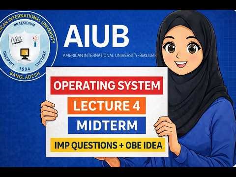 Operating System Lecture 4 | AIUB Midterm Prep