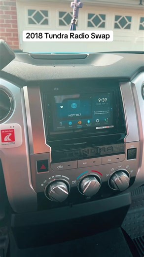 2018 Tundra Radio Swap. Pioneer Wireless CarPlay/Android Auto, idatalink wiring Harness, Metra dash kit. Retaining All Factory Controls. #jmsutilityservices #tundra #toyotatundra #pioneerradio #caraudio