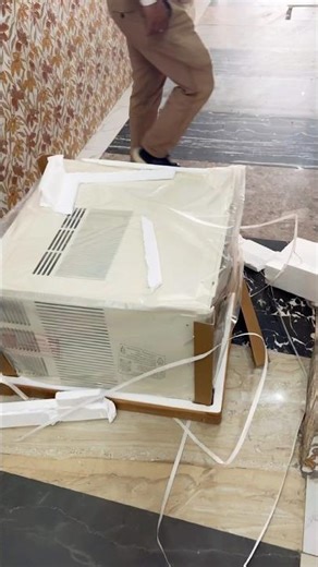 New window AC installation #shortsviral #shortvideos #shorts #short #ytshorts