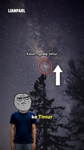 how to know the cardinal points from the stars #lianparl