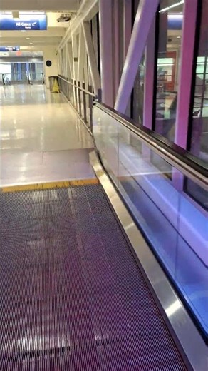 The moving walkway is coming to an end, please watch your step.