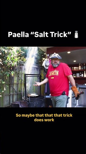 The Paella "Salt Trick" 🧂🤔