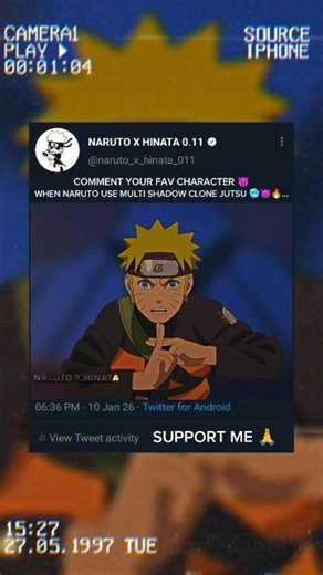 Naruto shadow clone jutsu 😈🤯😤...#naruto #shorts #viral