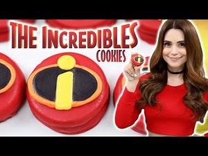 THE INCREDIBLES 2 LOGO COOKIES - NERDY NUMMIES