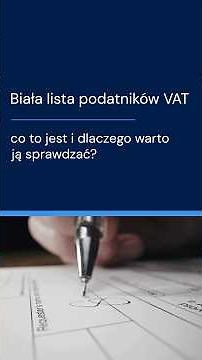 Biała lista podatników VAT